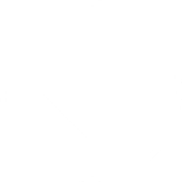 Simple white heart icon inside a black circle, representing care and quality in construction.